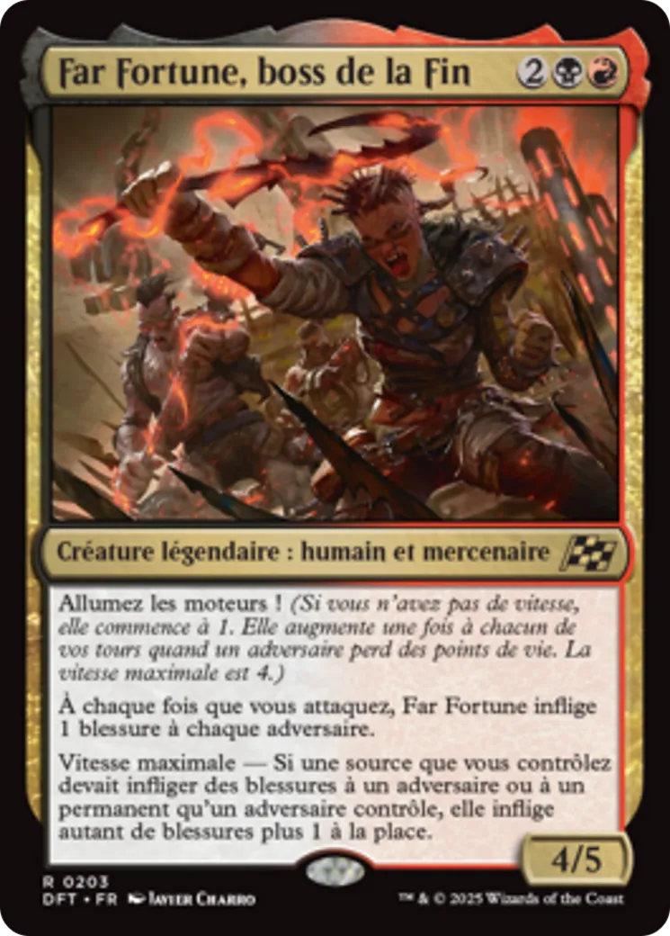Far Fortune, boss de la Fin — Aetherdrift — Magic: The Gathering