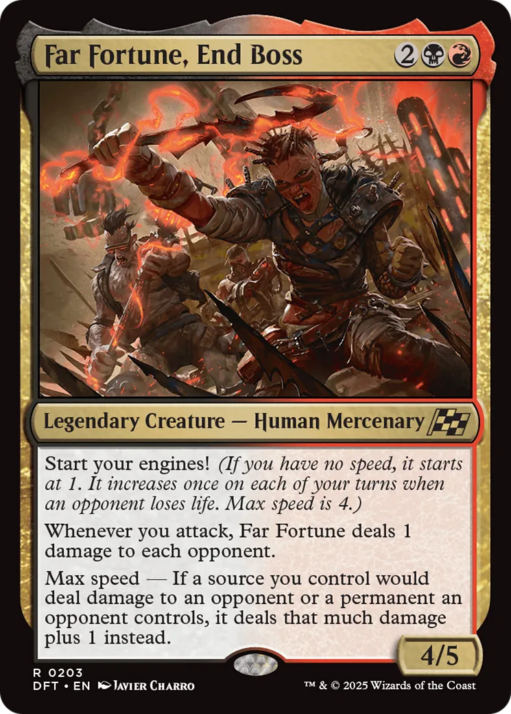 Far Fortune, End Boss — Aetherdrift — Magic: The Gathering