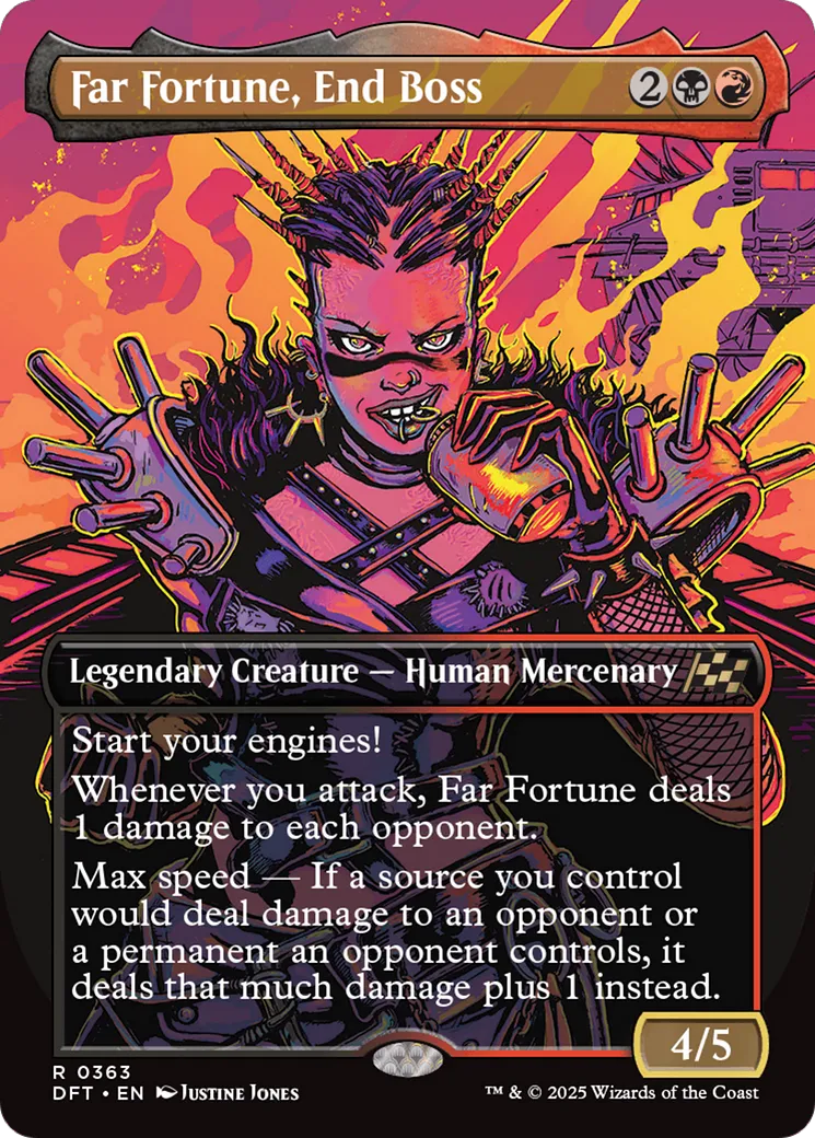 Far Fortune, End Boss from Aetherdrift - Magic: The Gathering