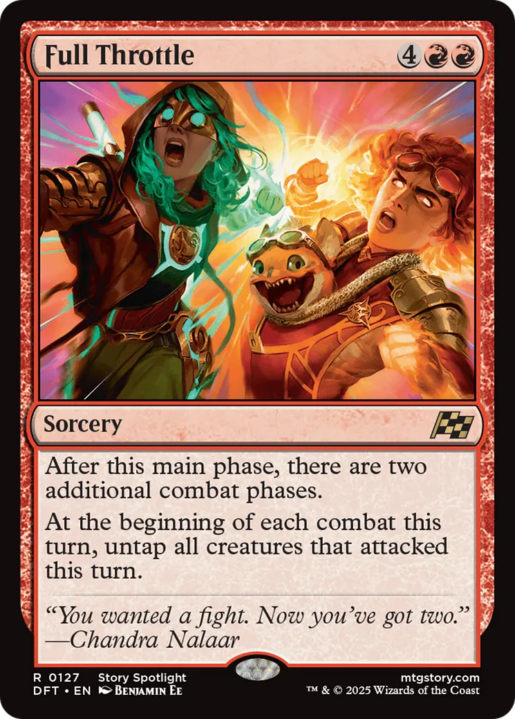 Full Throttle — Aetherdrift — Magic: The Gathering