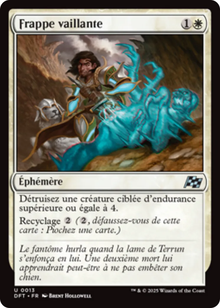 Frappe vaillante — Aetherdrift — Magic: The Gathering
