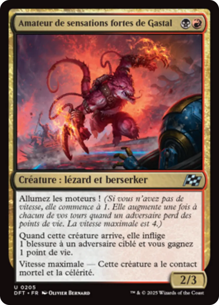 Amateur de sensations fortes de Gastal — Aetherdrift — Magic: The Gathering