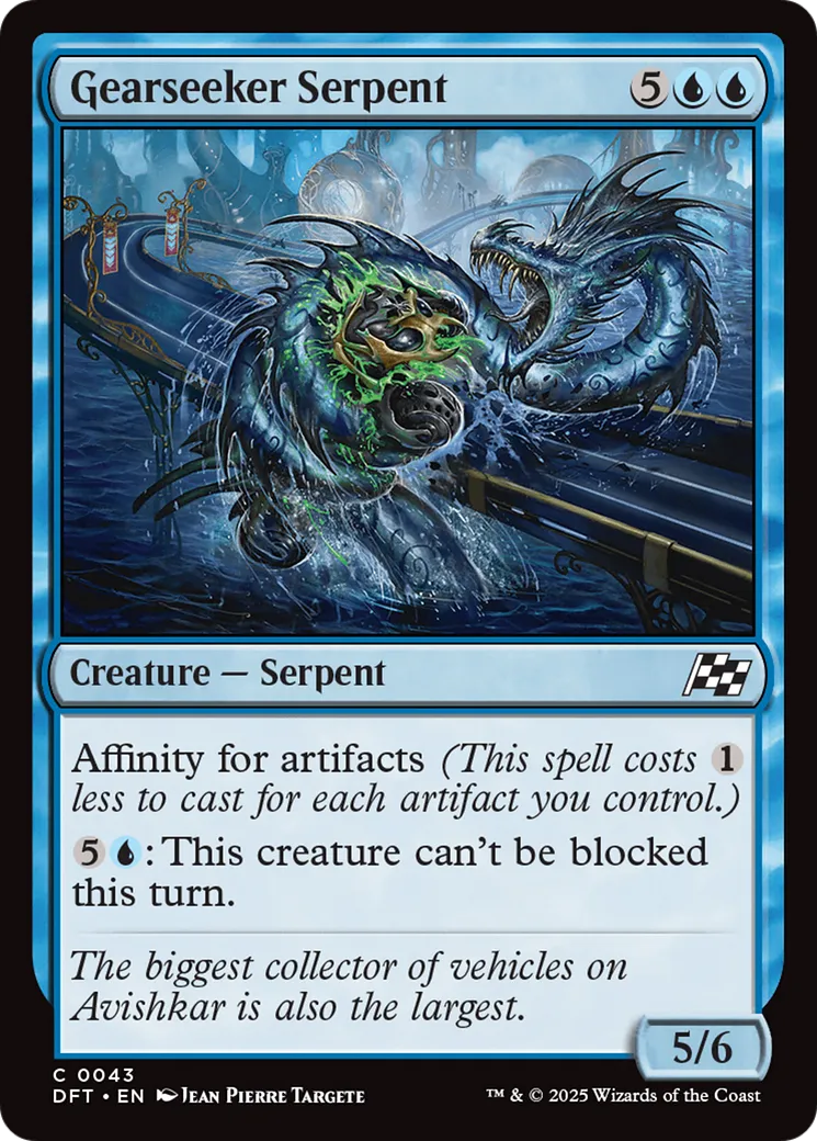 Gearseeker Serpent — Aetherdrift — Magic: The Gathering