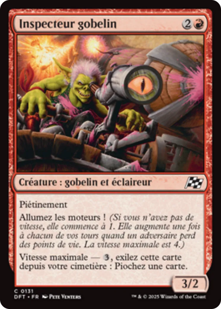Inspecteur gobelin — Aetherdrift — Magic: The Gathering