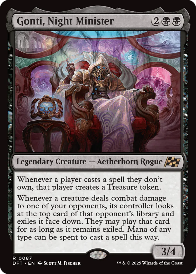 Gonti, Night Minister — Aetherdrift — Magic: The Gathering