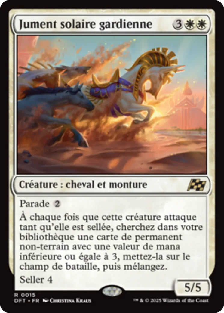 Jument solaire gardienne — Aetherdrift — Magic: The Gathering