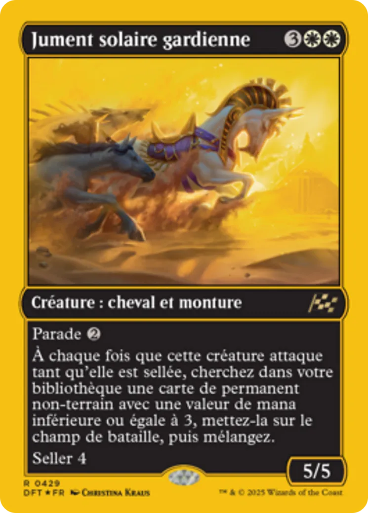 Jument solaire gardienne — Aetherdrift — Magic: The Gathering