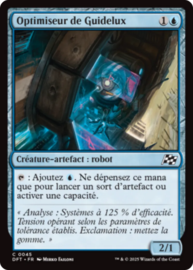 Optimiseur de Guidelux — Aetherdrift — Magic: The Gathering