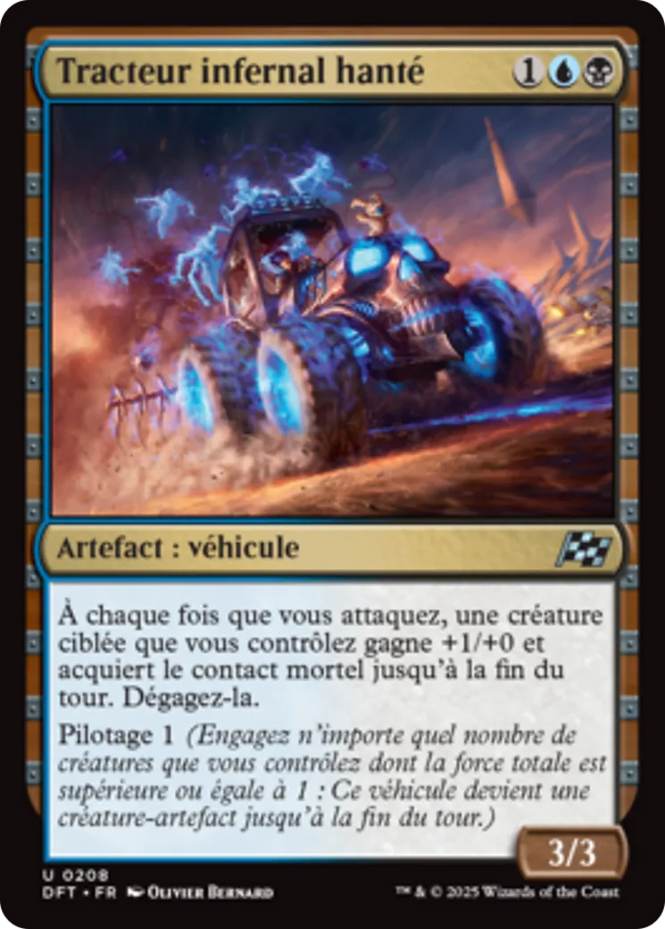 Tracteur infernal hanté — Aetherdrift — Magic: The Gathering