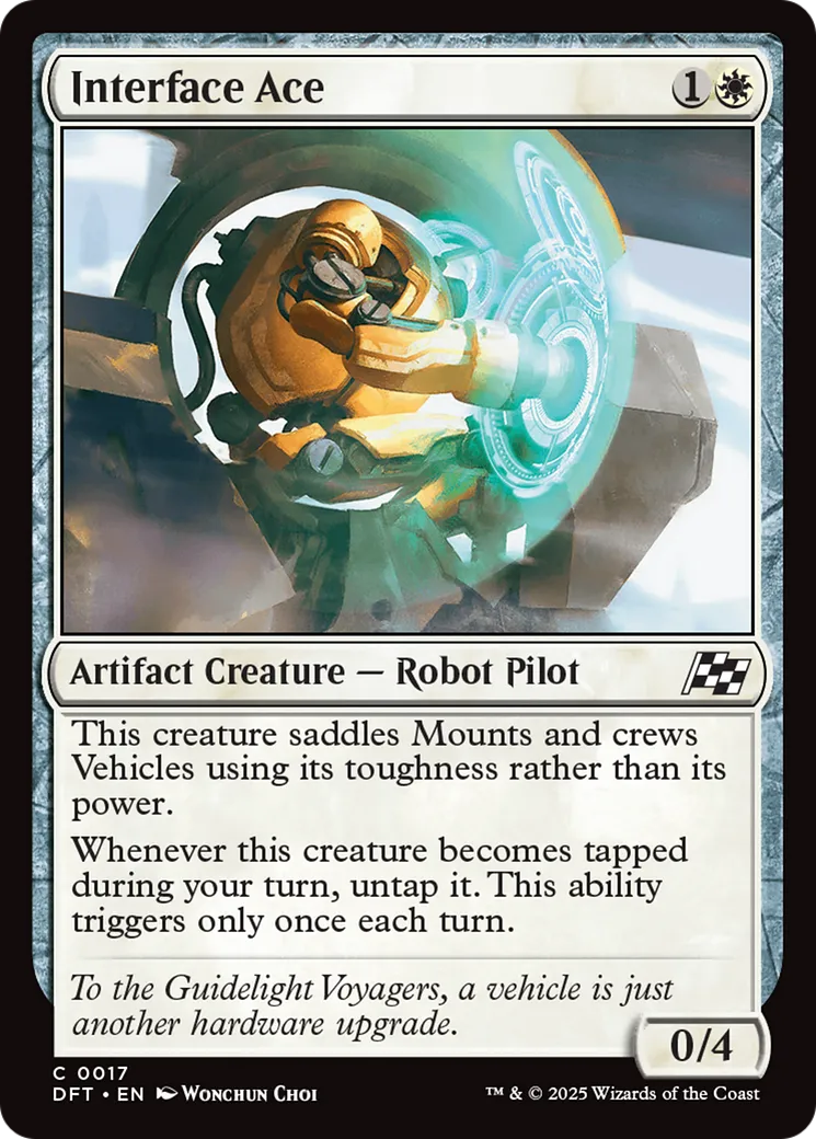 As de l'interface — Aetherdrift — Magic: The Gathering
