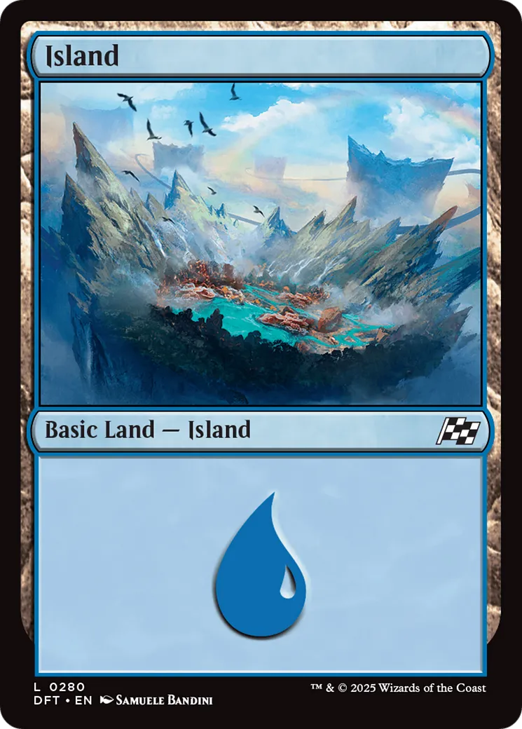 Island — Aetherdrift — Magic: The Gathering