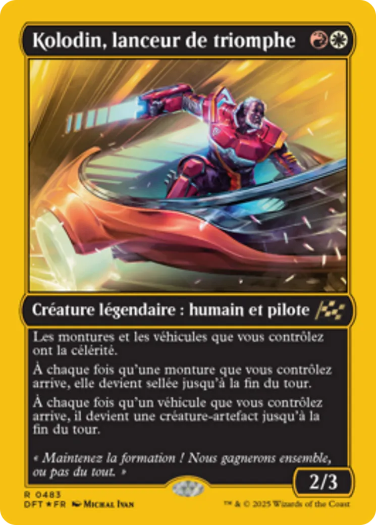 Kolodin, lanceur de triomphe — Aetherdrift — Magic: The Gathering