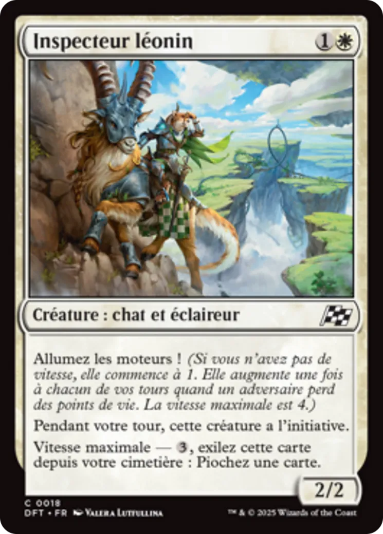 Inspecteur léonin — Aetherdrift — Magic: The Gathering