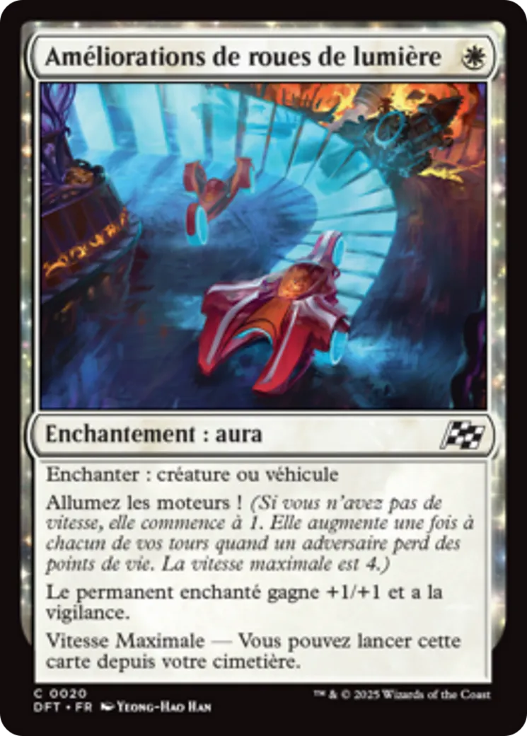 Améliorations de roues de lumière — Aetherdrift — Magic: The Gathering