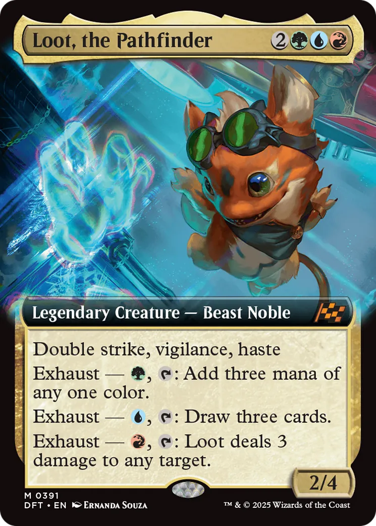 Loot, the Pathfinder — Aetherdrift — Magic: The Gathering