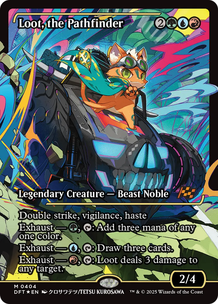 Loot, the Pathfinder — Aetherdrift — Magic: The Gathering