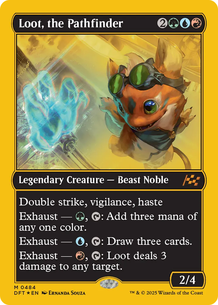 Loot, the Pathfinder — Aetherdrift — Magic: The Gathering