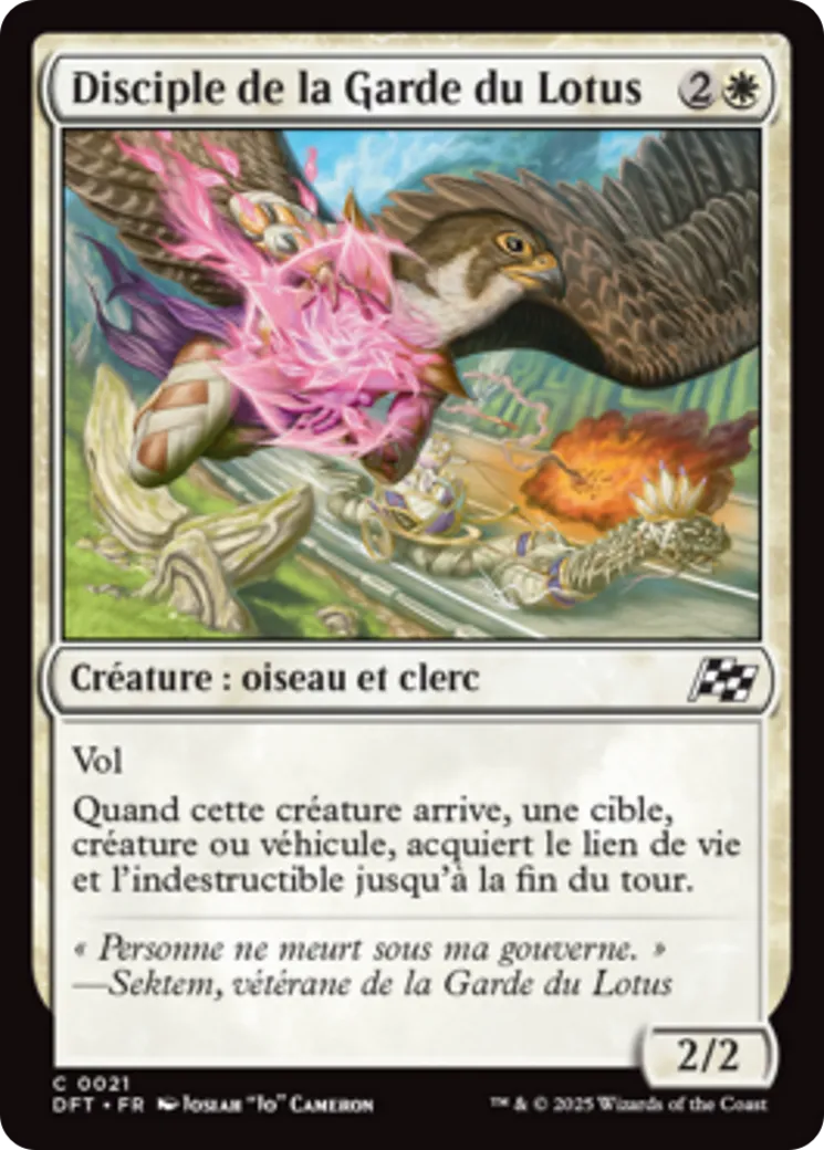 Disciple de la Garde du Lotus — Aetherdrift — Magic: The Gathering