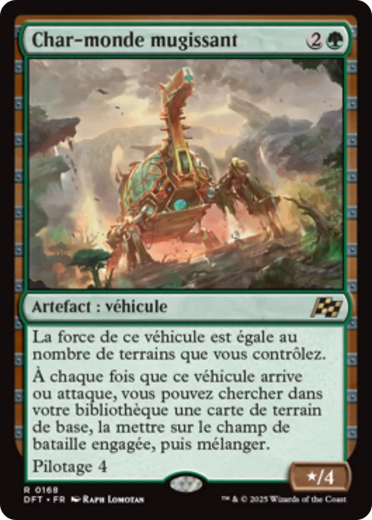 Char-monde mugissant — Aetherdrift — Magic: The Gathering
