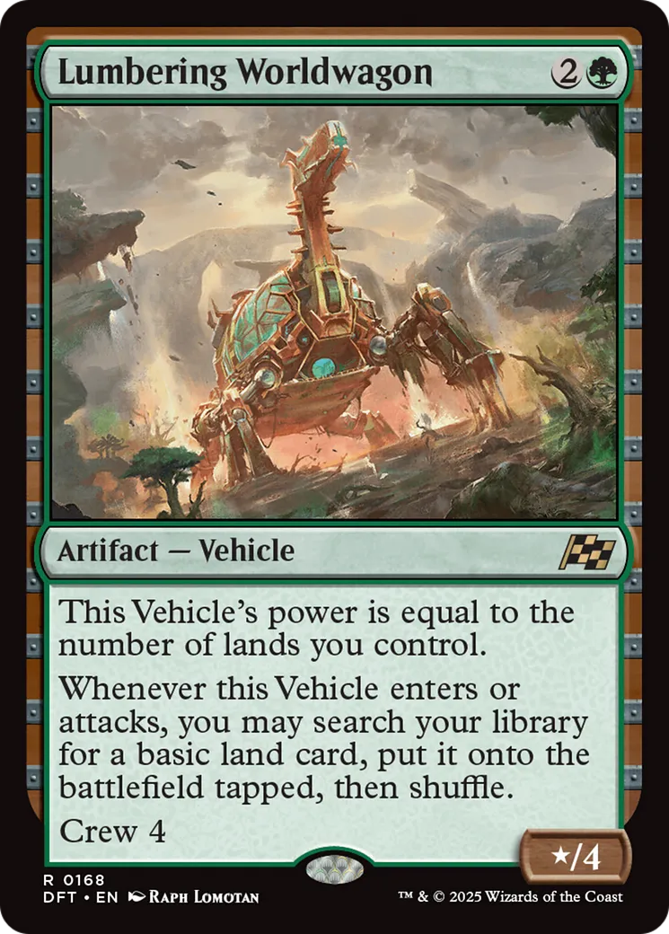 Lumbering Worldwagon — Aetherdrift — Magic: The Gathering