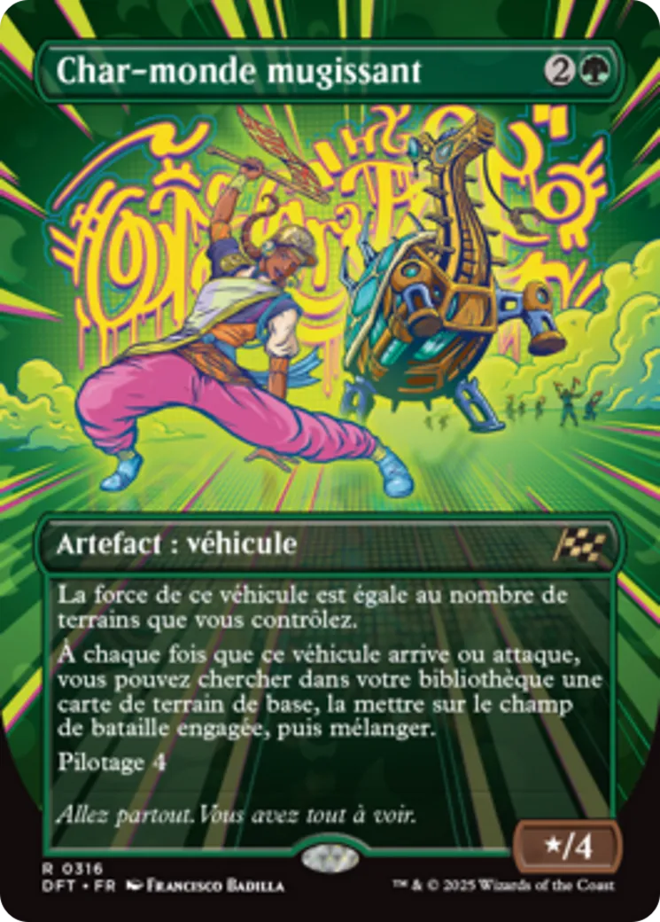Char-monde mugissant — Aetherdrift — Magic: The Gathering