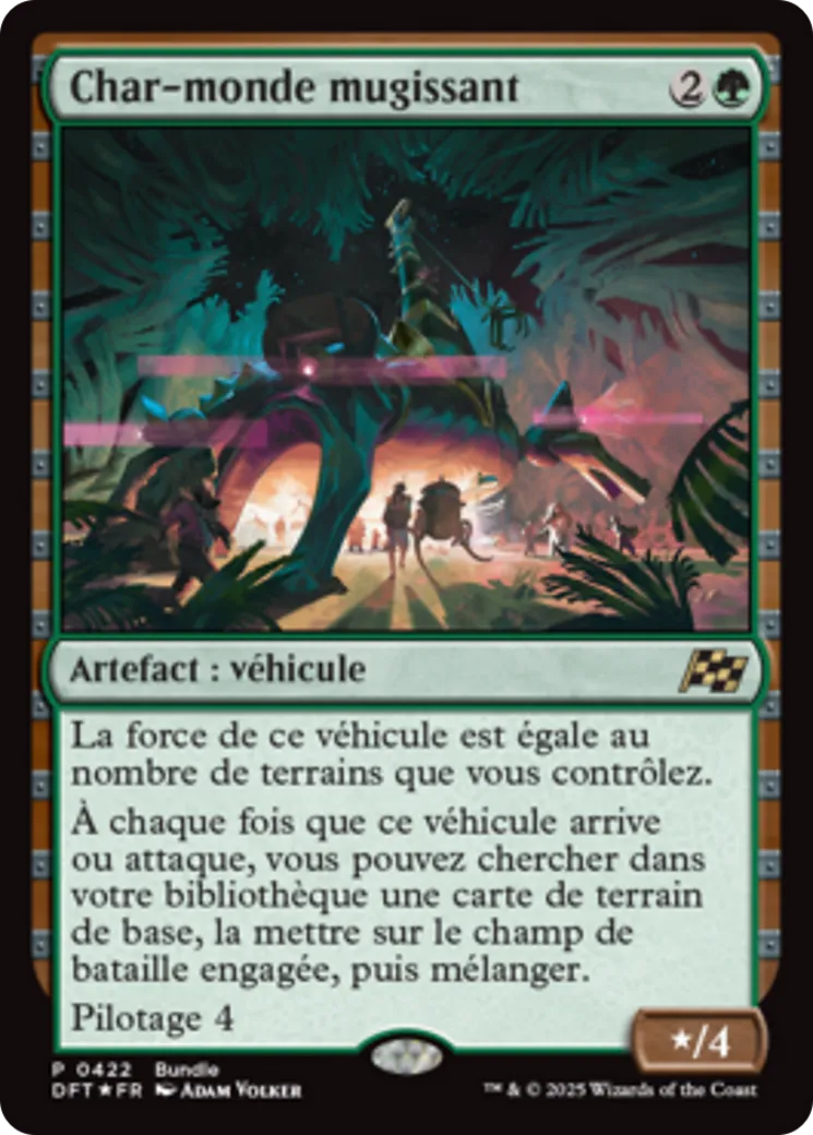 Char-monde mugissant — Aetherdrift — Magic: The Gathering
