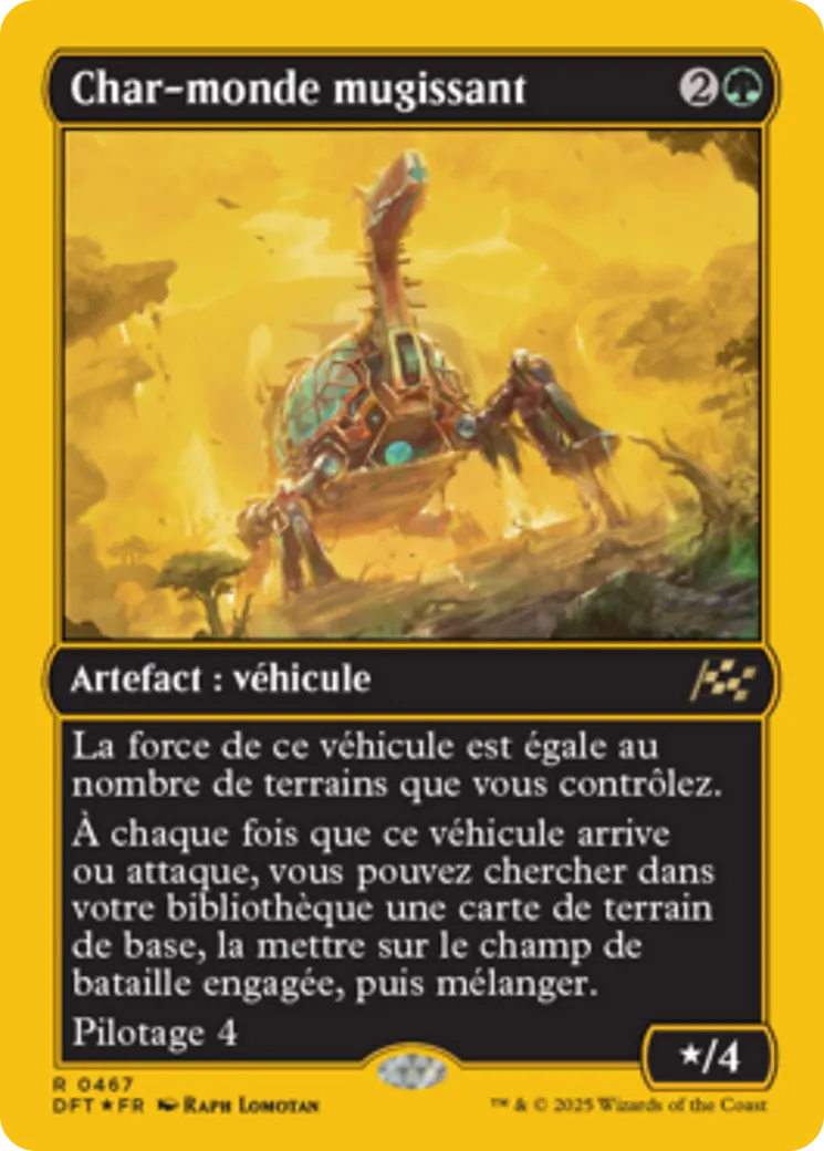 Char-monde mugissant — Aetherdrift — Magic: The Gathering
