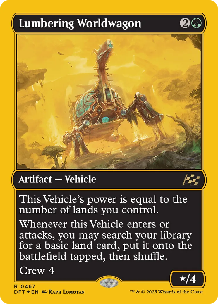 Lumbering Worldwagon — Aetherdrift — Magic: The Gathering