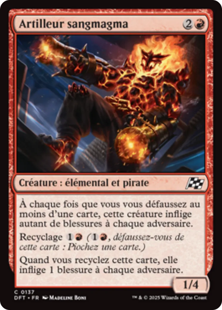Artilleur sangmagma — Aetherdrift — Magic: The Gathering