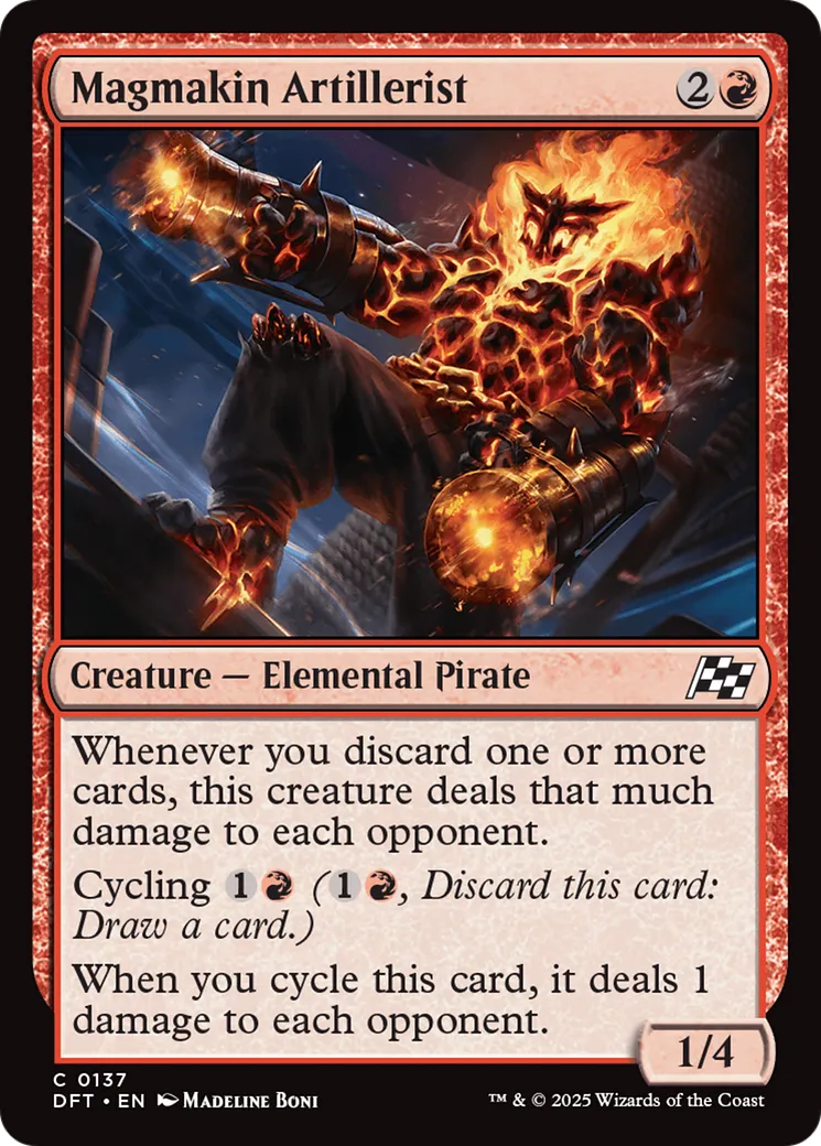 Artilleur sangmagma — Aetherdrift — Magic: The Gathering