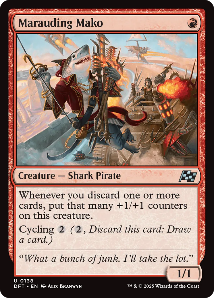 Marauding Mako from Aetherdrift - Magic: The Gathering