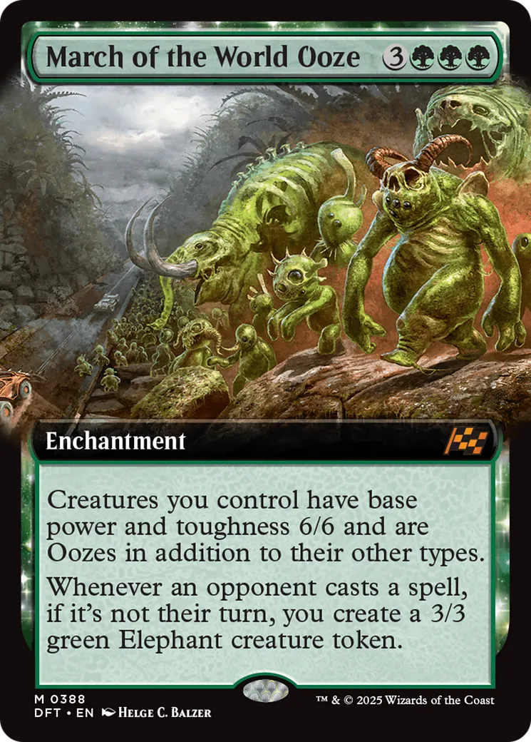 March of the World Ooze — Aetherdrift — Magic: The Gathering