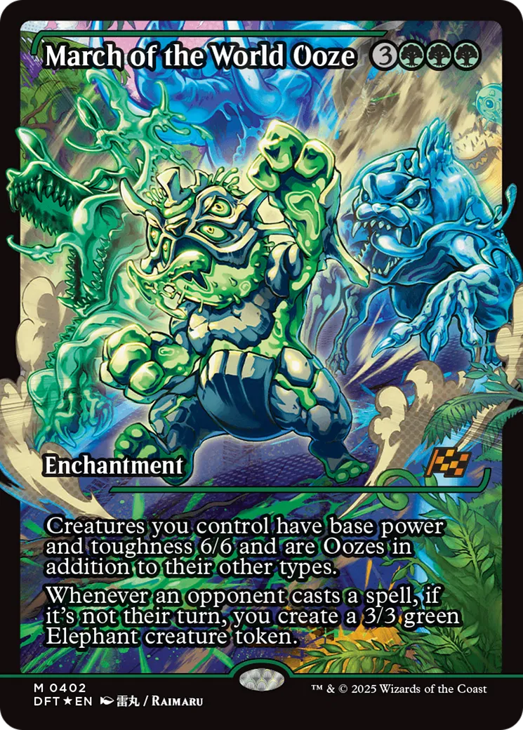 March of the World Ooze — Aetherdrift — Magic: The Gathering