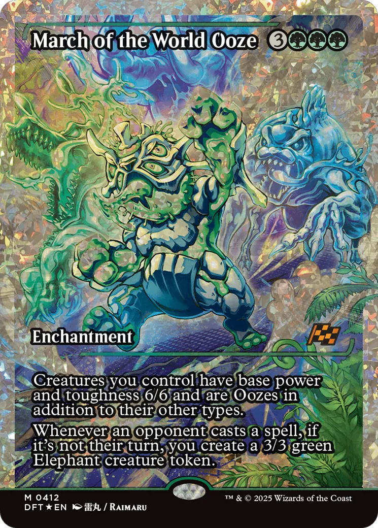 March of the World Ooze — Aetherdrift — Magic: The Gathering