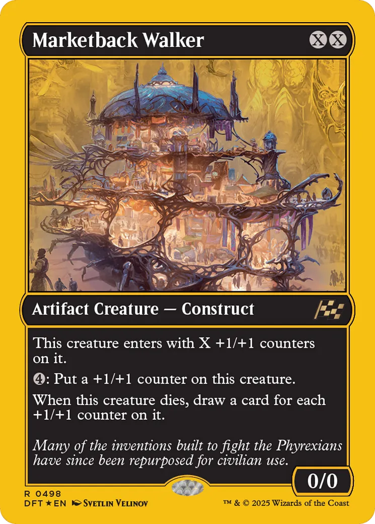 Marketback Walker — Aetherdrift — Magic: The Gathering