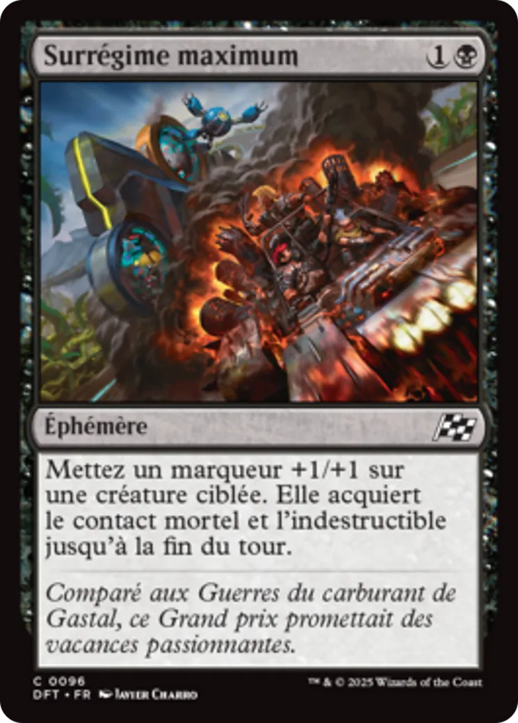 Surrégime maximum — Aetherdrift — Magic: The Gathering