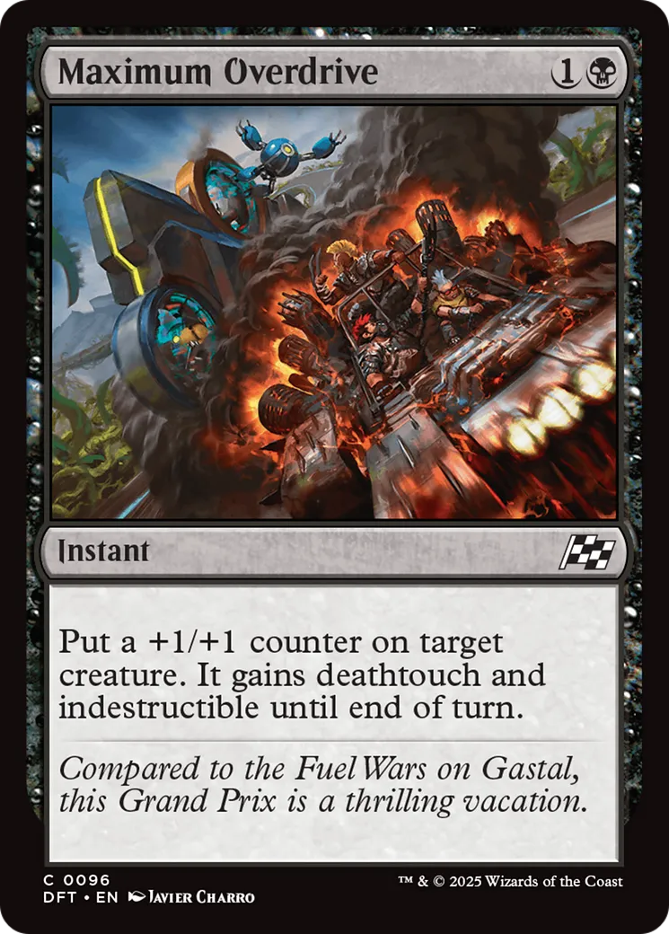Surrégime maximum — Aetherdrift — Magic: The Gathering