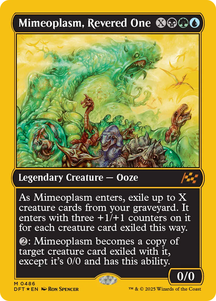 Mimeoplasm, Revered One — Aetherdrift — Magic: The Gathering