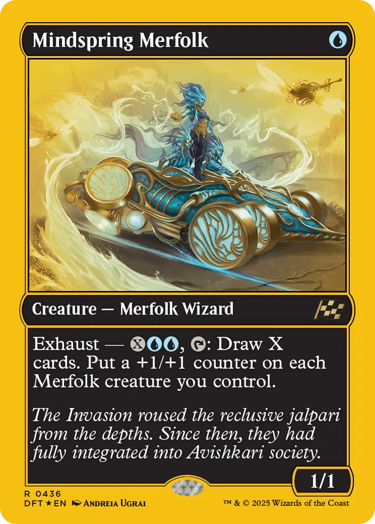 Mindspring Merfolk — Aetherdrift — Magic: The Gathering