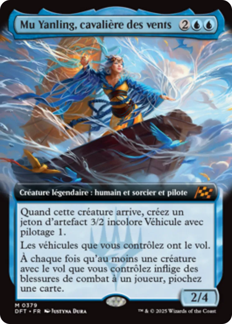 Mu Yanling, cavalière des vents — Aetherdrift — Magic: The Gathering