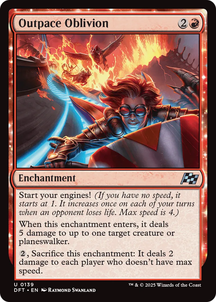 Outpace Oblivion from Aetherdrift - Magic: The Gathering