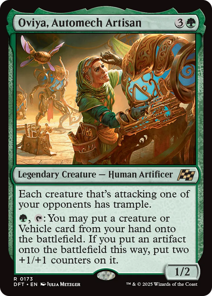 Oviya, Automech Artisan — Aetherdrift — Magic: The Gathering