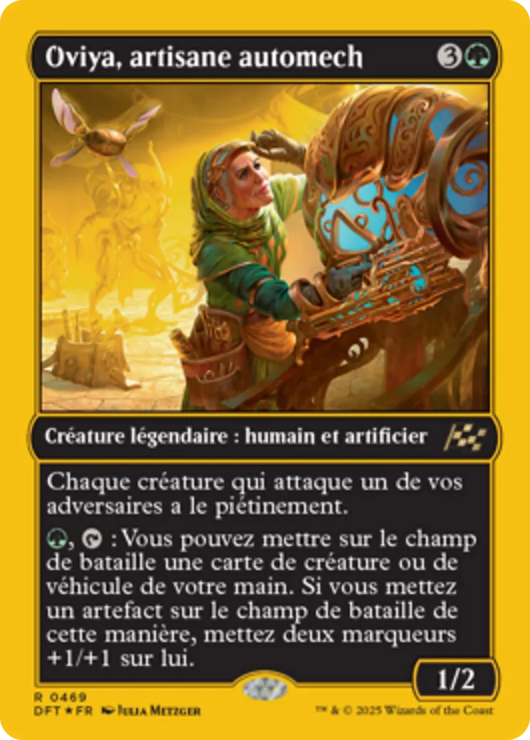 Oviya, artisane automech — Aetherdrift — Magic: The Gathering