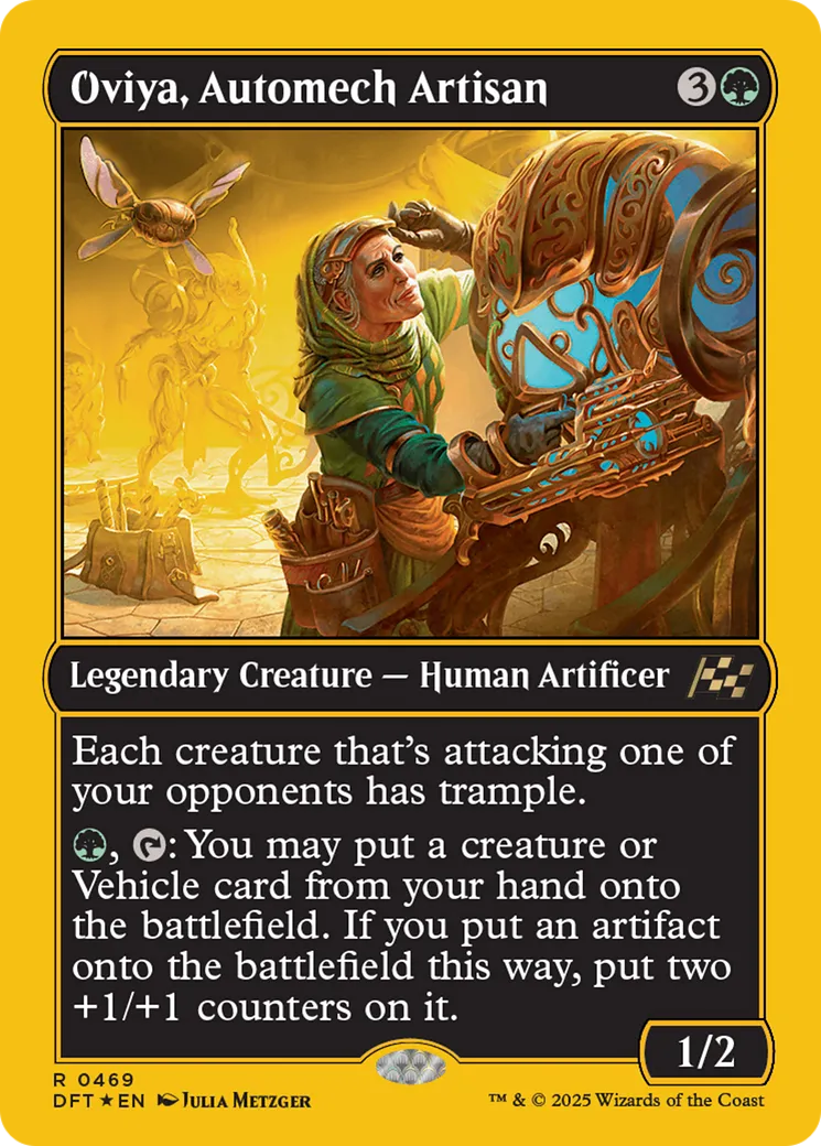 Oviya, Automech Artisan — Aetherdrift — Magic: The Gathering