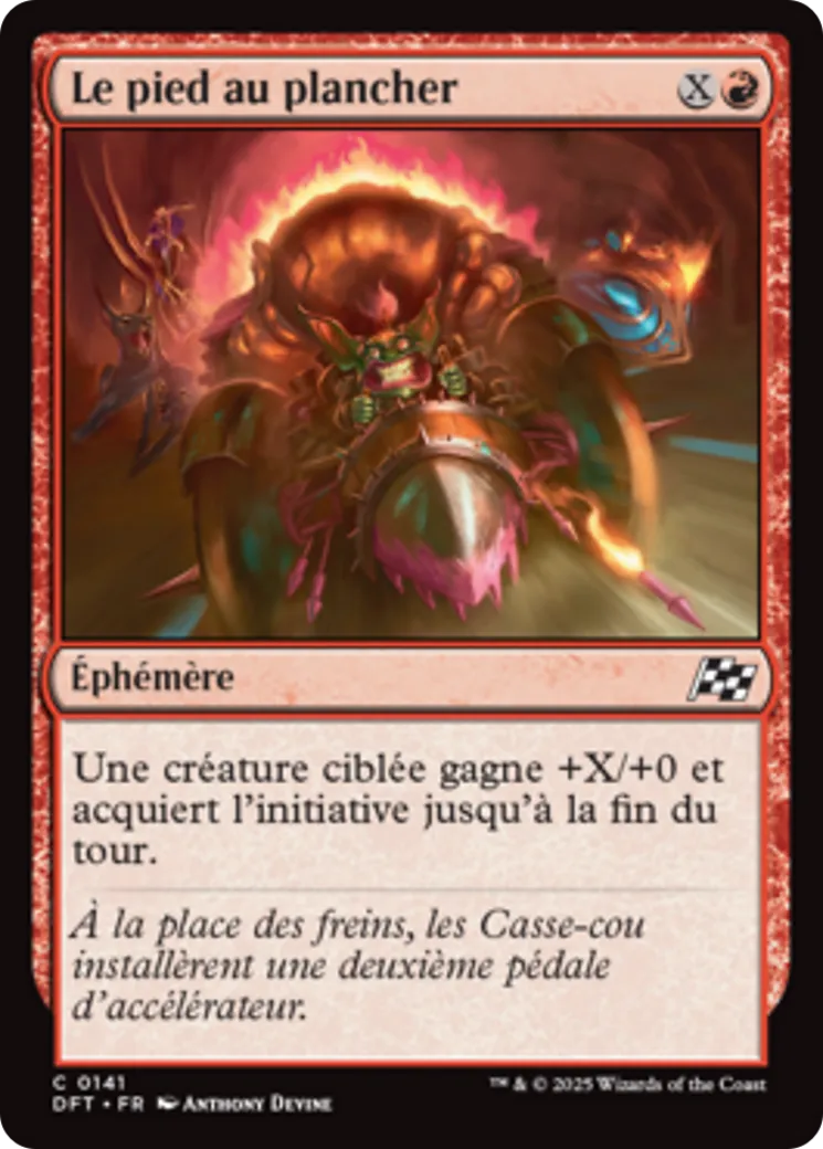Le pied au plancher — Aetherdrift — Magic: The Gathering