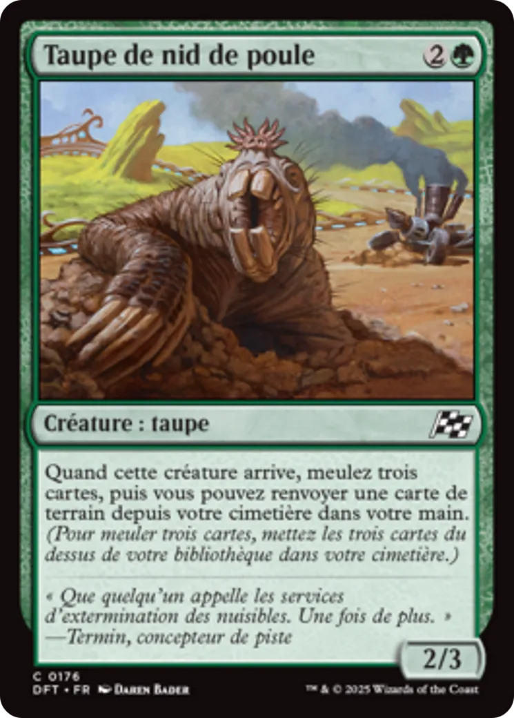 Taupe de nid de poule — Aetherdrift — Magic: The Gathering