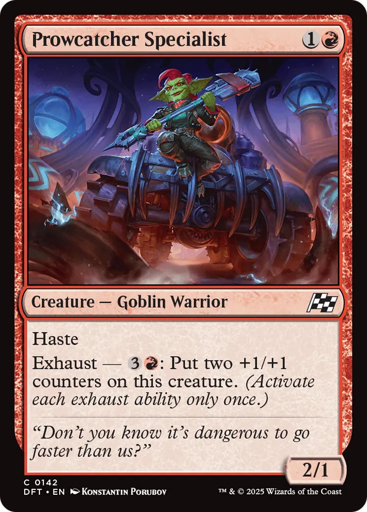 Spécialiste attrapeuse de proue — Aetherdrift — Magic: The Gathering