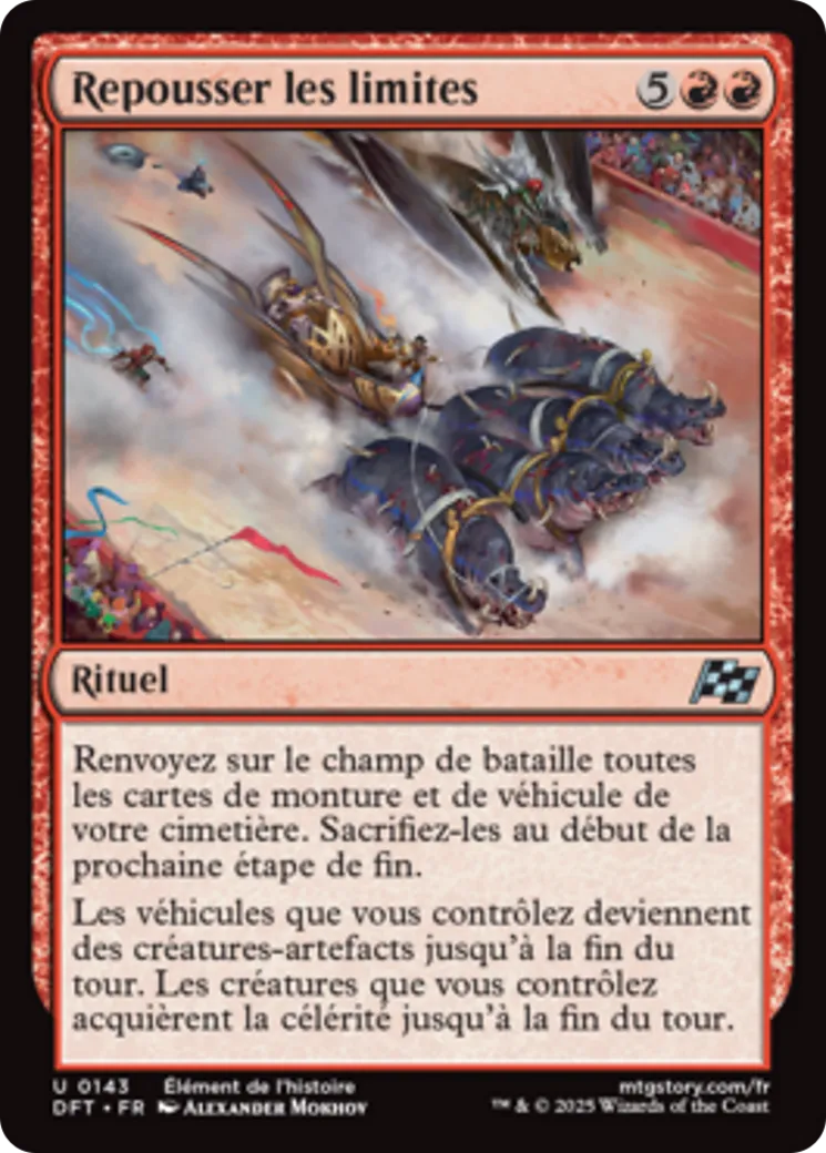 Repousser les limites — Aetherdrift — Magic: The Gathering