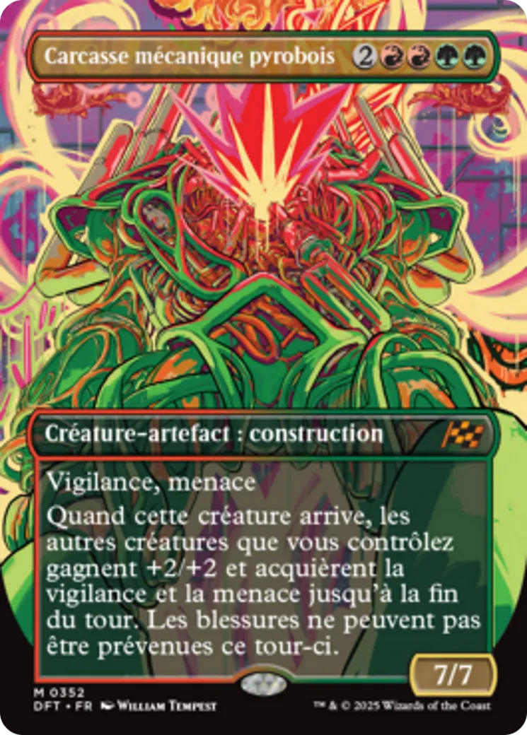 Carcasse mécanique pyrobois — Aetherdrift — Magic: The Gathering