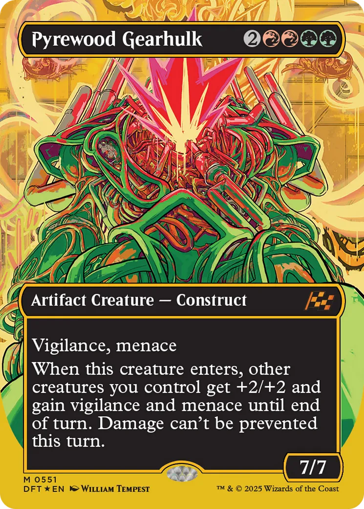 Pyrewood Gearhulk — Aetherdrift — Magic: The Gathering